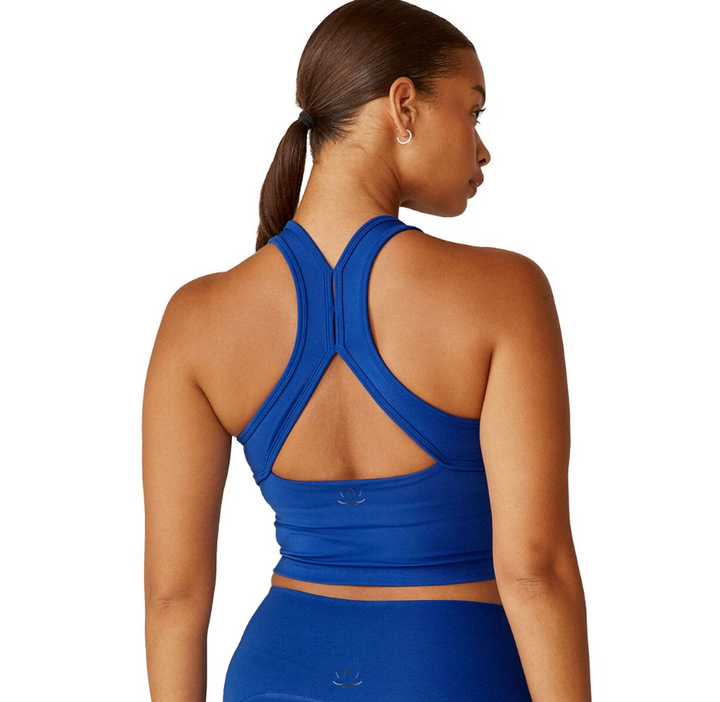 BEYOND YOGA Powerbeyond Strive Cropped Tank - Marine Blue