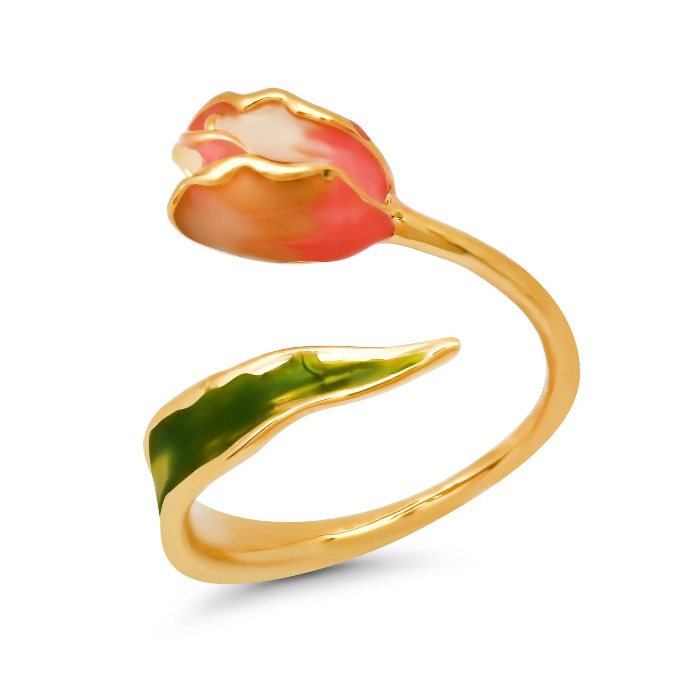 Tulip Open Ring