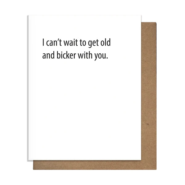 PRETTY ALRIGHT GOODS Bickering Card