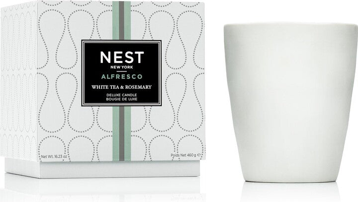 NEST Alfresco White Tea and Rosemary Deluxe Candle